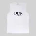 Dior Vest for men Black/White/Blue #A53442