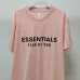 FEAR OF GOD ESSENTIALS T Shirt Classic Design Trendy Streetwear Fashion Black/White/Pink/Light Khaki #A54363