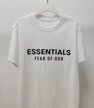FEAR OF GOD ESSENTIALS T Shirt Classic Design Trendy Streetwear Fashion Black/White/Pink/Light Khaki #A54363