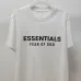 FEAR OF GOD ESSENTIALS T Shirt Classic Design Trendy Streetwear Fashion Black/White/Pink/Light Khaki #A54363