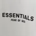 FEAR OF GOD ESSENTIALS T - Shirt with Side Logo Minimalist Streetwear Style  #A54365