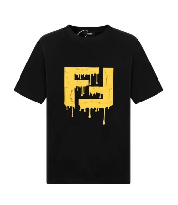 Fendi T-shirts for men Black/White #A50880