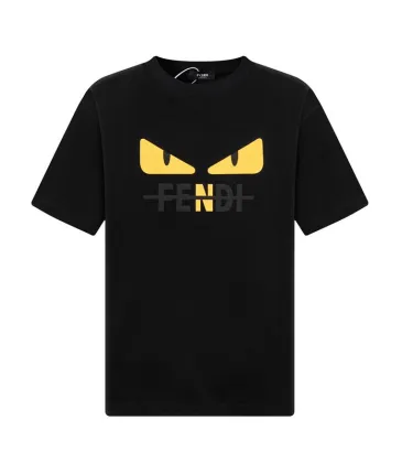 Fendi T-shirts for men Black/White #A50881
