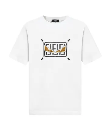 Fendi T-shirts for men Black/White #A50882