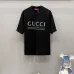 Gucci T-shirts for Gucci Men's AAA T-shirts 320g Black/White #A53045