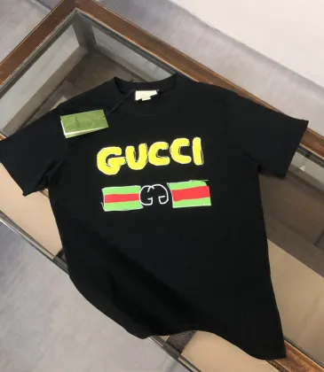 Gucci T-shirts for Gucci Men's AAA T-shirts Black/White #A53134
