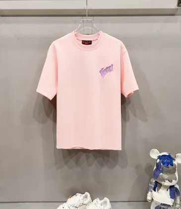  T-shirts for  Men's AAA T-shirts Weight: 320g Black/White/Pink #A53043