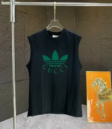  x Adidas clover men's tank tops Black #A53003