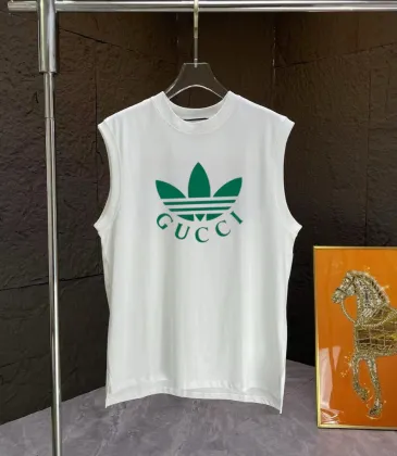  x Adidas clover men's tank tops White #A53004