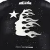 Hellstar Black T - Shirt With Star Flame Face Graphic And Brand Logo Design #A54396
