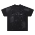 Hellstar Black T - Shirt With Star Flame Face Graphic And Brand Logo Design #A54396