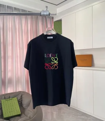 Black LOEWE T - Shirt With Colorful Logo Design For Fashion Enthusiasts #A54411