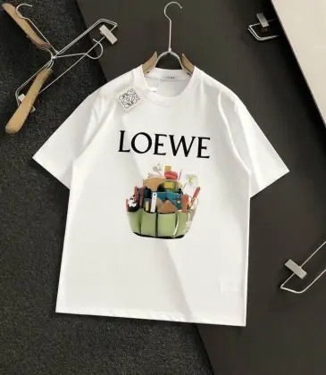 LOEWE T-shirts for MEN Cartoon Black/White #A47215