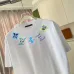 Eye catching Louis Vuitton T Shirt With Colorful Brand Motifs For Fashion Fans Black/White/Purple/Light Blue #A54350