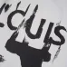 Louis Vuitton Black T Shirt with Abstract Brush Stroke Print and Artistic Logo Graphic for Men #A54255
