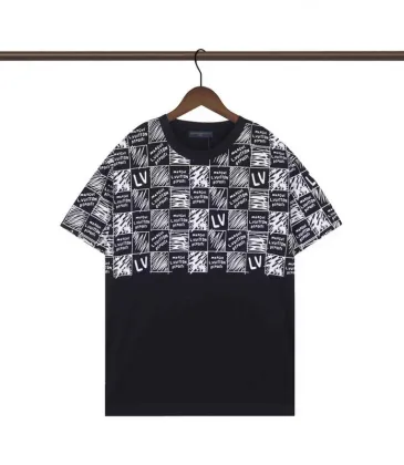 Louis Vuitton T-Shirts for AAAA Louis Vuitton T-Shirts Black/White #A53716