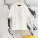 Louis Vuitton T-Shirts for AAAA Louis Vuitton T-Shirts Black/White/Red #A53035