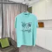 Stylish Louis Vuitton T Shirt With Artistic Sketch Style Brand Print Black/White/Purple/Light Blue #A54351