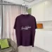 Stylish Louis Vuitton T Shirt With Artistic Sketch Style Brand Print Black/White/Purple/Light Blue #A54351