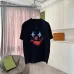 Louis Vuitton T - Shirt With Artistic Clown Face Graphic For Bold Fashion Statements White/Black/Yellow/Purple #A54293