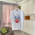 Louis Vuitton T - Shirt With Artistic Clown Face Graphic For Bold Fashion Statements White/Black/Yellow/Purple #A54293