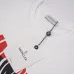Moncler T-shirts for men 270g Black/White #A53120