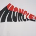 Moncler T-shirts for men 270g Black/White #A53120