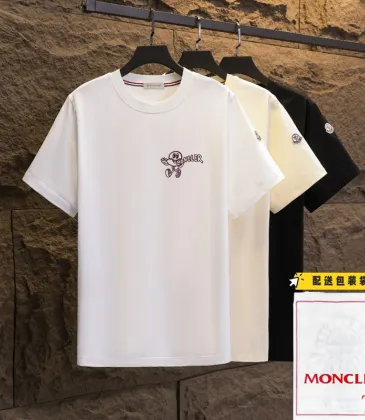 Moncler T-shirts for men 300g 100% cotton NFC chip sensor #A53023