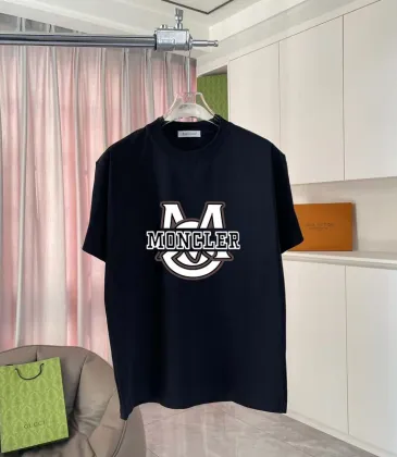 Moncler T-shirts for men Black/Grey #A53133