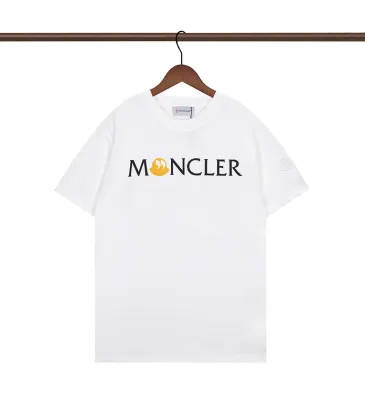 Moncler T-shirts for men Black/White #A51694