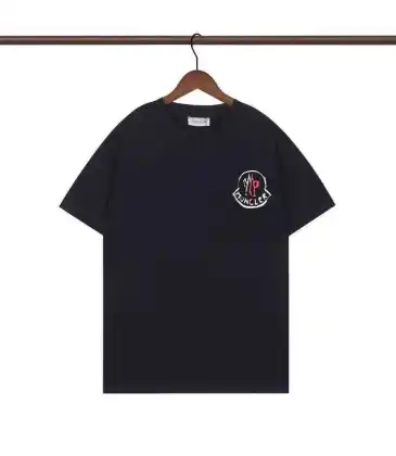Moncler T-shirts for men Black/White #A52337