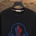 Moncler T-shirts for men Black/White Weight 300g 100% cotton #A53012