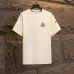 Moncler T-shirts for men Black/White Weight 300g 100% cotton #A53016