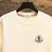 Moncler T-shirts for men Black/White Weight 300g 100% cotton #A53016