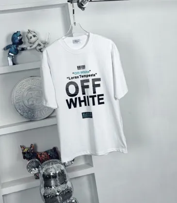 OFF WHITE T-Shirts for MEN Black/White #A50818