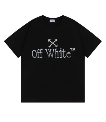 OFF WHITE T-Shirts for MEN Black/White #A50820