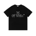 OFF WHITE T-Shirts for MEN Black/White #A50820