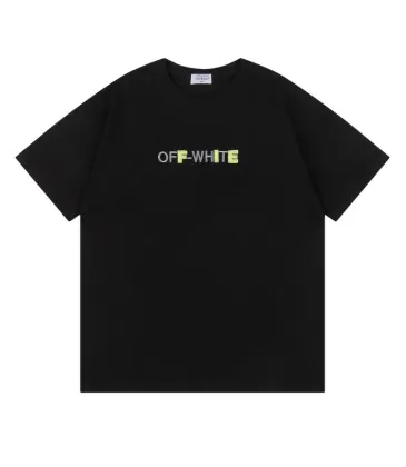 OFF WHITE T-Shirts for MEN Black/White #A50975