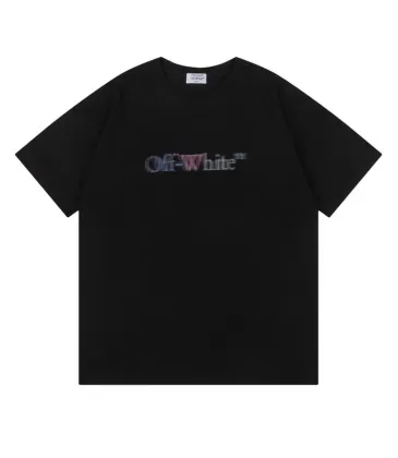 OFF WHITE T-Shirts for MEN Black/White #A50976