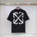 OFF WHITE T-Shirts for MEN Black/White #A51227
