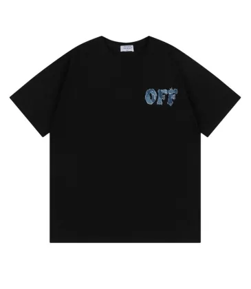 OFF WHITE T-Shirts for MEN Black/White #A51691