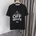 OFF WHITE T-Shirts for MEN Black/White #A52716