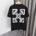 Off-White Logo Stamp Cotton T-Shirt Black/White #A53426