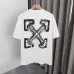 Off-White Logo Stamp Cotton T-Shirt Black/White #A53426