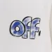 Off-White Logo Stamp Cotton T-Shirt Black/White #A53427