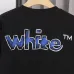 Off-White Logo Stamp Cotton T-Shirt Black/White #A53427