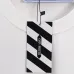 Off-White Logo Stamp Cotton T-Shirt Black/White #A53427