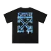 Off-White Logo Stamp Cotton T-Shirt Black/White #A53428