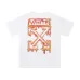 Off-White Logo Stamp Cotton T-Shirt Black/White #A53428