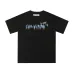 Off-White Logo Stamp Cotton T-Shirt Black/White #A53428